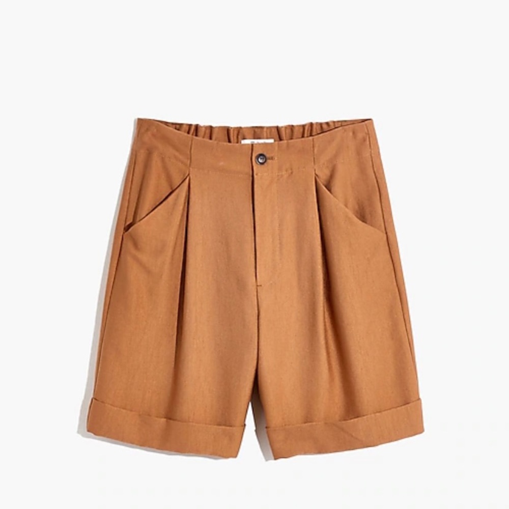 Brand New Madewell Caldwell Pleated Shorts